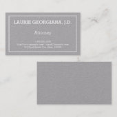 Restrukturierte, Schlichte Anwaltskarte Visitenkarte (Vorne/Hinten)