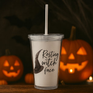 Restrukturierung des Hexenmeisters   Funny Hallowe Acryltrinkbecher