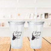 Restrukturierung des Hexenmeisters | Funny Hallowe Acryltrinkbecher