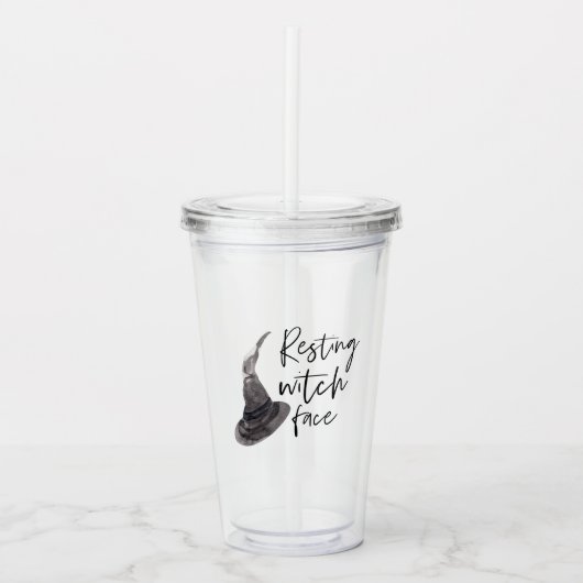 Restrukturierung des Hexenmeisters | Funny Hallowe Acryltrinkbecher (Vorderseite)