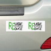 Resue recyceln verringern autoaufkleber (Auf Auto)