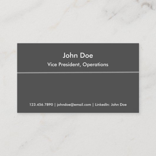 Résumé Vernetzung kardiert schwarze graue Linie Visitenkarte (Vorderseite)