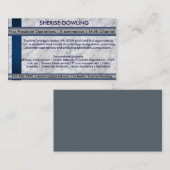 Résumé Vernetzungskarten Visitenkarte (Vorne/Hinten)