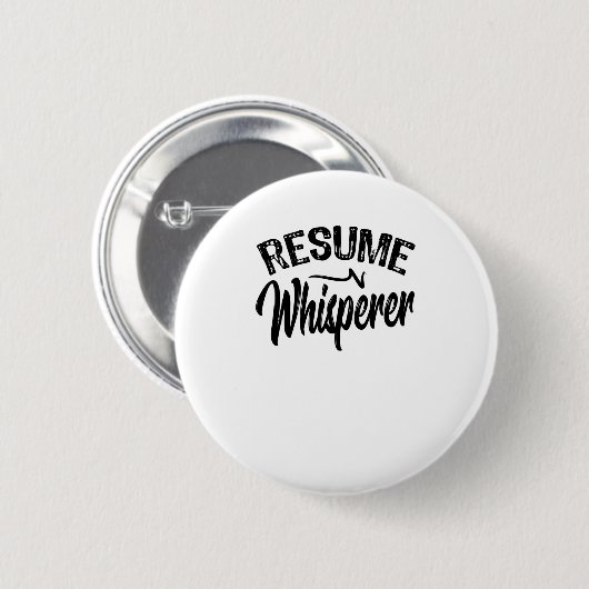 Resume Whisperer Button (Vorne & Hinten)