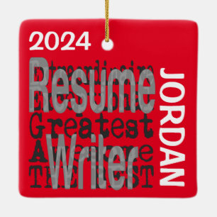 Resume Writer Extraordinaire CUSTOM Keramikornament