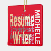 Resume Writer Extraordinaire CUSTOM Keramikornament (Links)