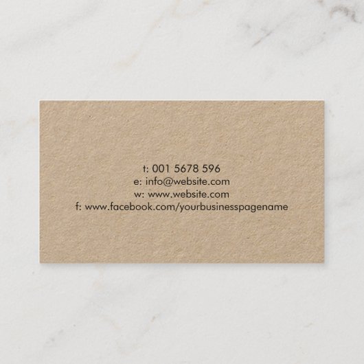 Resume Writing Services Professional Visitenkarte (Rückseite)