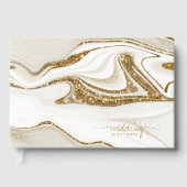 Resumen Purpurina Strata Boda Ivory ID903 Gästebuch (Vorderseite)