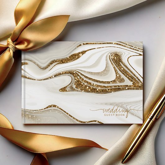 Resumen Purpurina Strata Boda Ivory ID903 Gästebuch