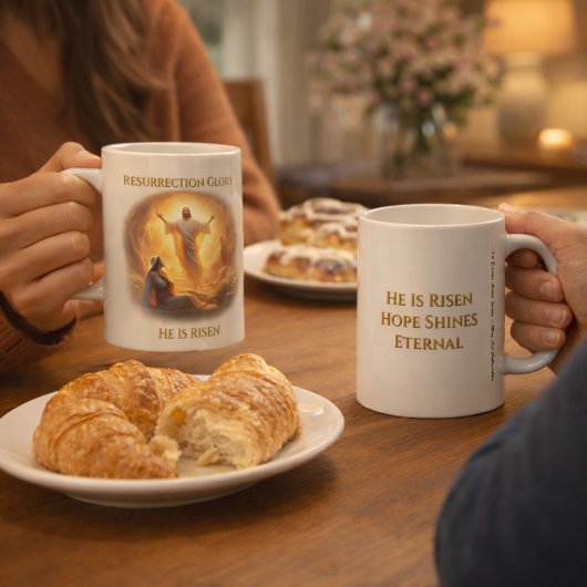 Resurrection Glory – He Is Risen Inspirational Kaffeetasse