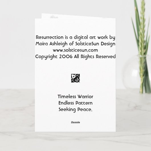 Resurrection Karte (Rückseite)