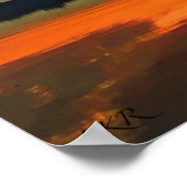 Resurrection Morning Glowing Clouds at Dawn Poster (Ecke)