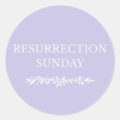 Resurrection Sunday Christian Easter Sticker (Vorderseite)