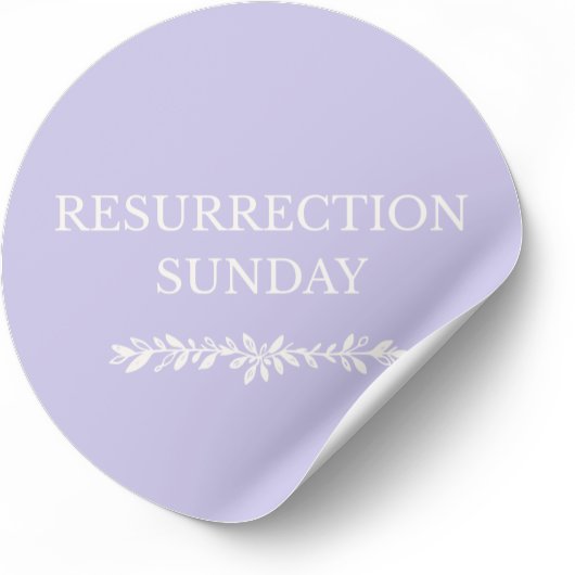 Resurrection Sunday Christian Easter Sticker