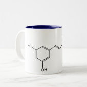 Resveratrol BlaubeerTasse Zweifarbige Tasse (Vorderseite Links)