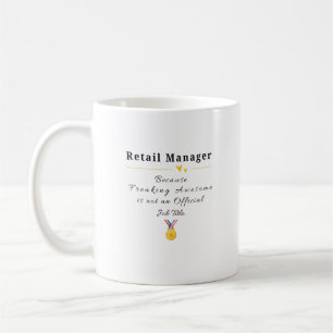 Retail-Manager Kaffeetasse