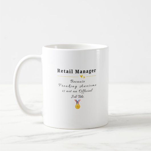 Retail-Manager Kaffeetasse (Links)