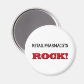 Retail Pharmacists Rock Magnet (Vorderseite/Rückseite)