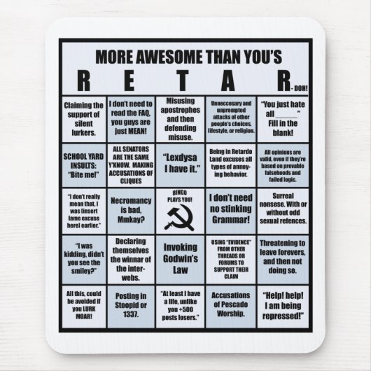 RETAR-DOH Mousepad - besonders angefertigt - (Vorne)