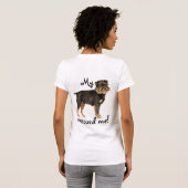 Retcue Brussels Griffon T-Shirt (Schwarz voll)