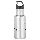 Retcue Field Spaniel Edelstahlflasche (Rückseite)