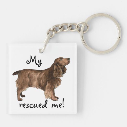 Retcue Field Spaniel Schlüsselanhänger (Rückseite)