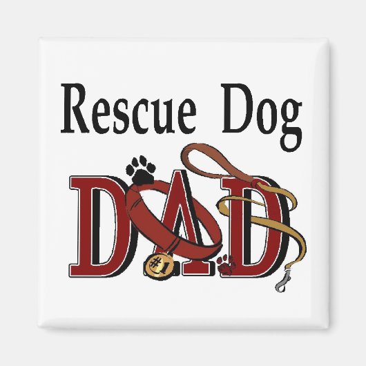 Retcue Hund Eigentümer Geschenke Magnet (Vorne)