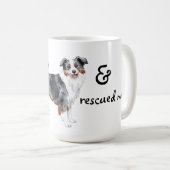 Retcue Miniature American Shepherd Kaffeetasse (VorderseiteRechts)