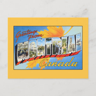 Retegrüsse aus Montreal Kanada Postkarte