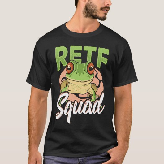 RETF Squad Rotaugenklaubfrosch T-Shirt (Vorderseite)