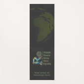 Rethink Reduce Renew Reuse Recycle Save earth Yogamatte (Vorderseite)
