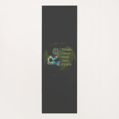 Rethink Reduce Renew Reuse Recycle Save earth Yogamatte (Rückseite)