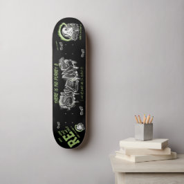 Rethink Reduce Reuse Recycle Save Earth Skateboard