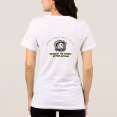 Rethink Reduce Reuse Recycle Save Earth Tri-Blend Shirt (Rückseite)