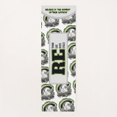 Rethink Reduce Reuse Recycle Save Earth Yogamatte (Vorderseite)