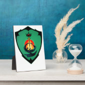 Rethven-Wappen Fotoplatte (Seite)