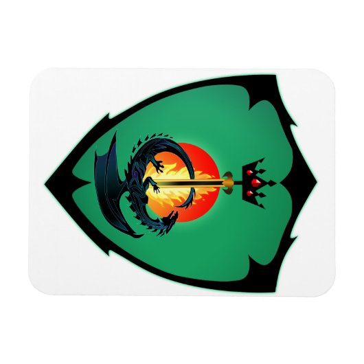 Rethven-Wappen Magnet (Horizontal)