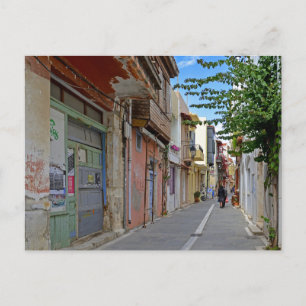 Rethymno Altstadt Graffiti Postcard Postkarte