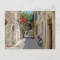 Rethymno Kreta Altstadt Postkarte