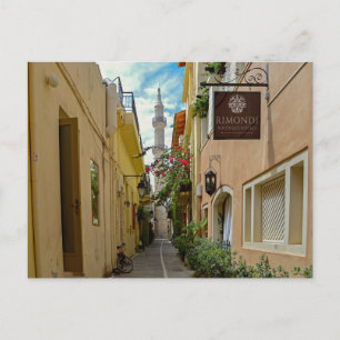 Rethymno Minarett Altstadt Kreta Postkarte