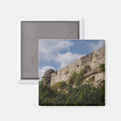 Rethymnon Fortezza Magnet (Vorderseite/Rückseite)