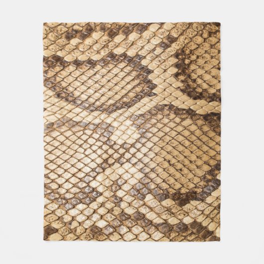 Reticulated-Python-Hautpython,Haut,Schlange,retiku Fleecedecke (Vorderseite)