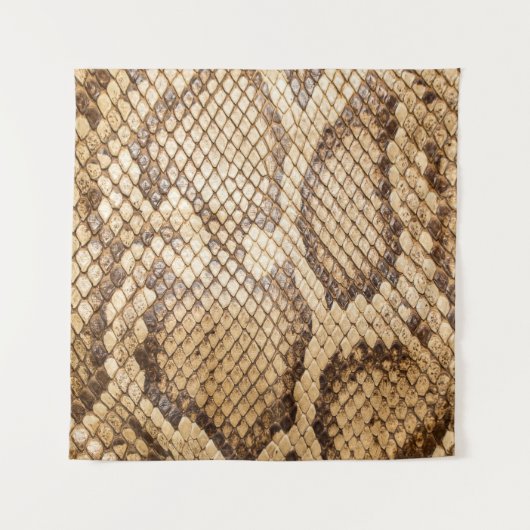 Reticulated-Python-Hautpython,Haut,Schlange,retiku Wandteppich (Vorderseite (Horizontal))