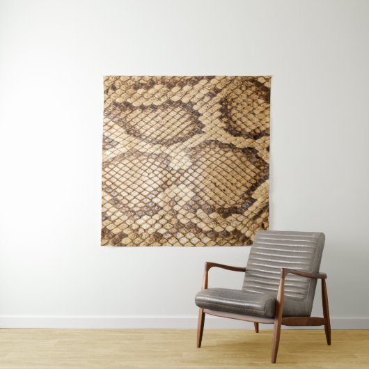 Reticulated-Python-Hautpython,Haut,Schlange,retiku Wandteppich (Beispiel)