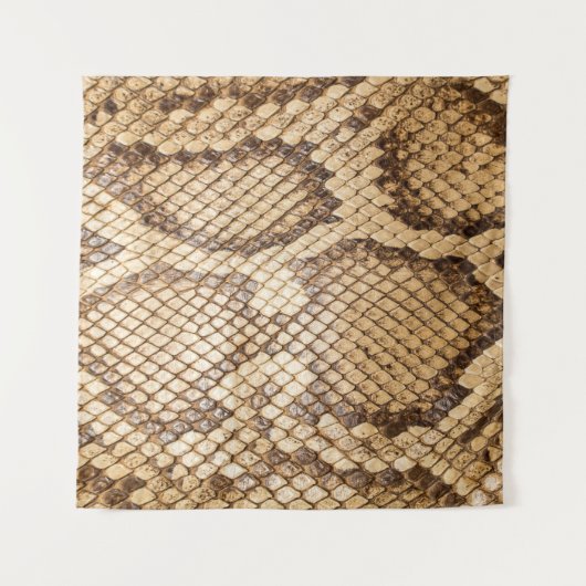 Reticulated-Python-Hautpython,Haut,Schlange,retiku Wandteppich (Vorderseite)