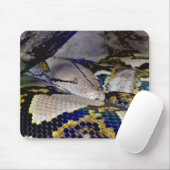 Reticulated Python Snake Mousepad (Mit Mouse)