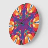 Reticule Kaleidoskop Große Wanduhr (Winkel)