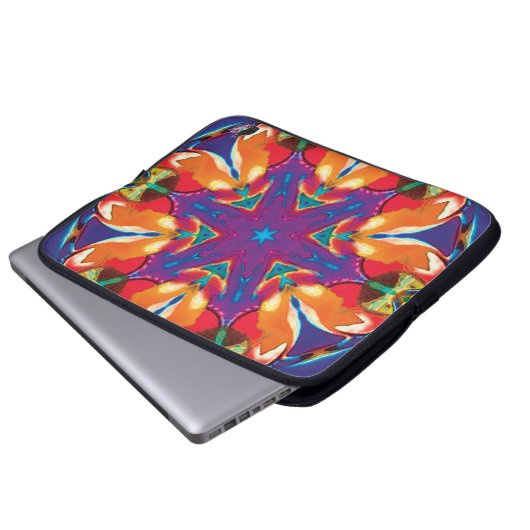 Reticule Kaleidoskop Laptopschutzhülle (Vorne Knopf)