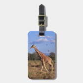 Retikulierte Giraffe Gepäckanhänger (Vorderseite vertikal)
