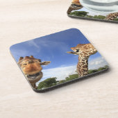 Retikulierte Giraffe (Giraffa camelopardalis) Untersetzer (Linke Seite)